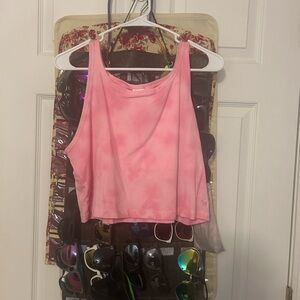 BNWT Size XXL PINK by Victoria's Secret Tie-Dye Pink Crop Top